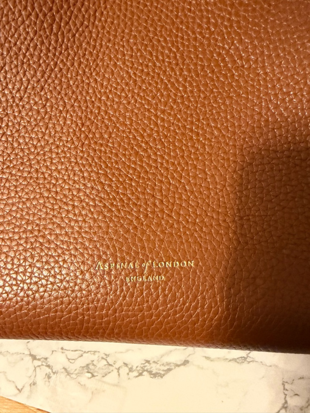 Brown Leather Hobo Shoulder Bag Aspinal of London - Picture 12 of 12